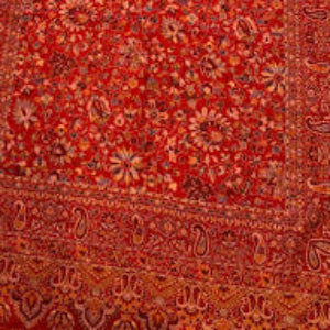 Kani Jamawar Maroon Shawl