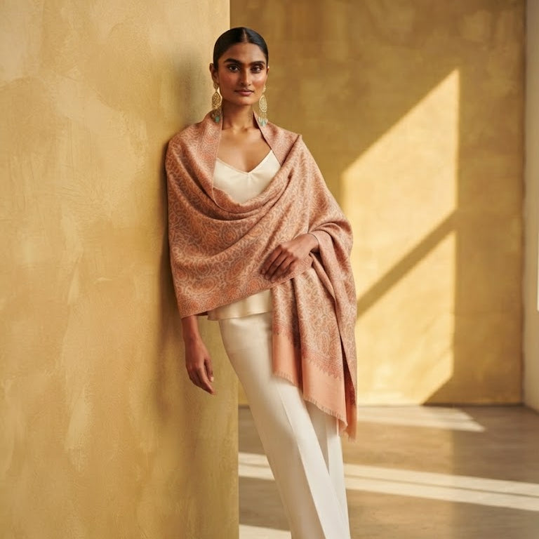 Sand Kani Wool Stole