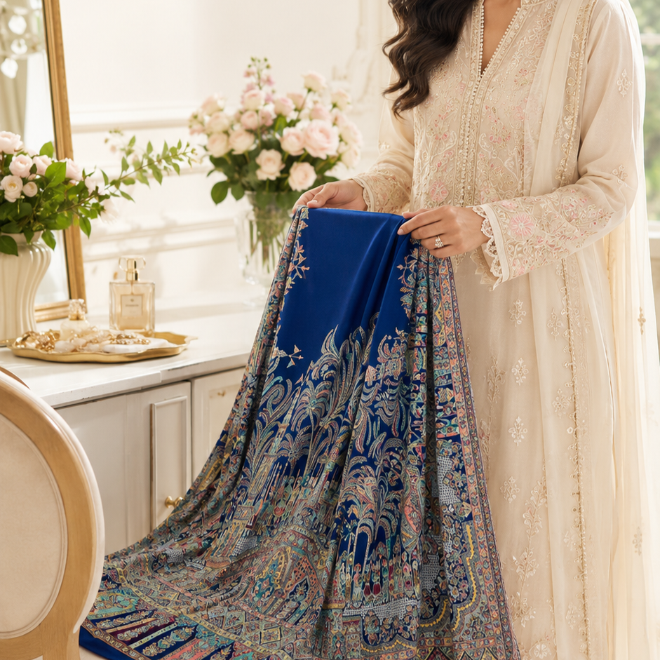 Are Pashmina Shawls Back in Fashion? How Britain Is Wearing the Shawl Again