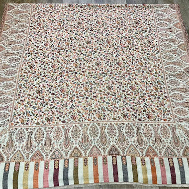 Cream Kani Wool Shawl