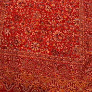 Kani Jamawar Maroon Shawl