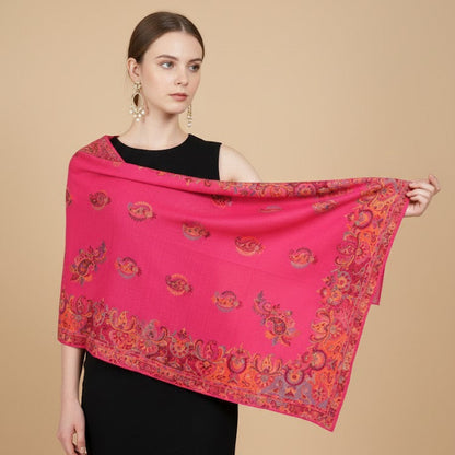 Kani shawl in Pink