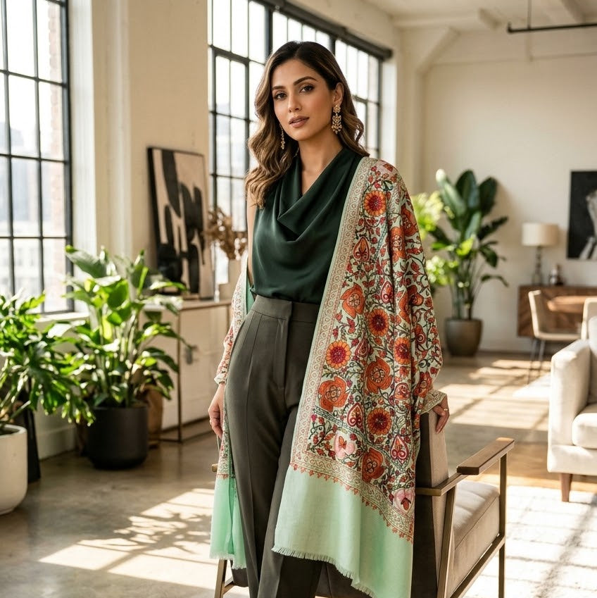 Sage Green Stole