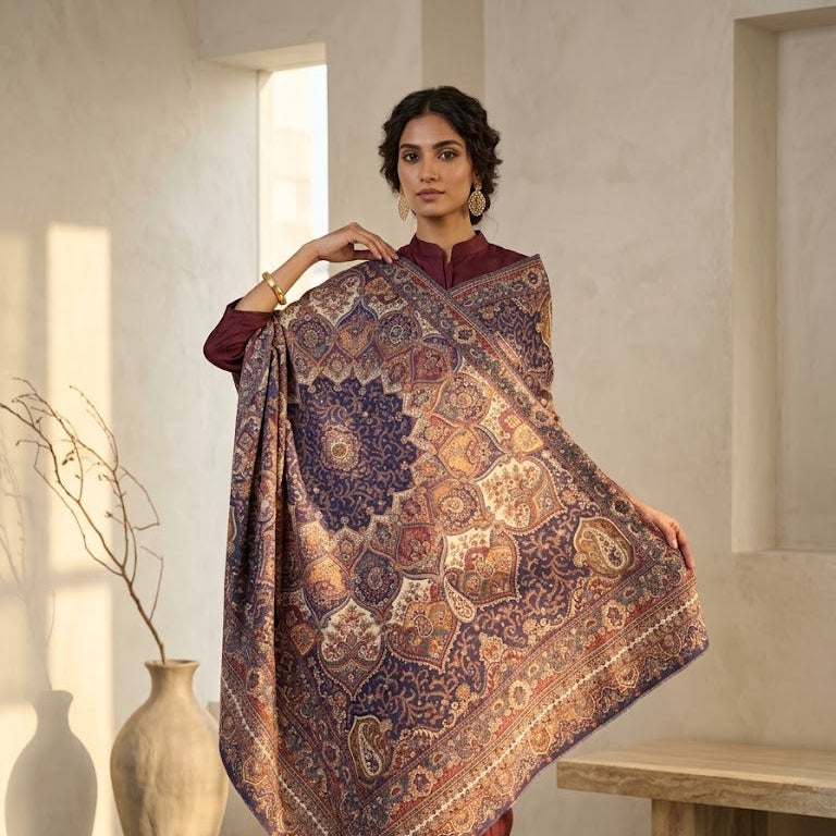 Indigo Shawl