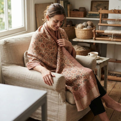 Sand Kani Wool Stole