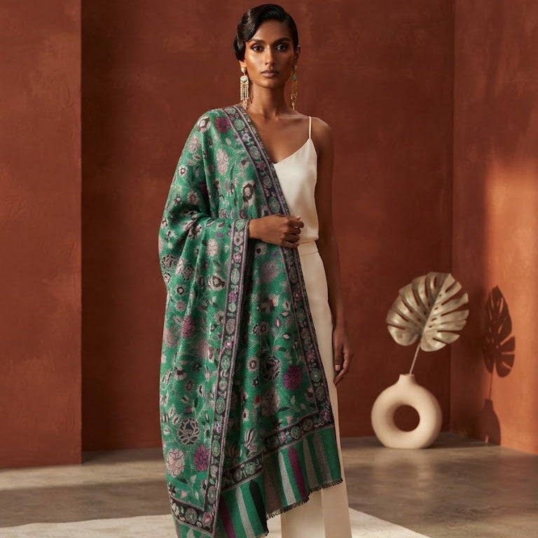 Emerald Green Stole