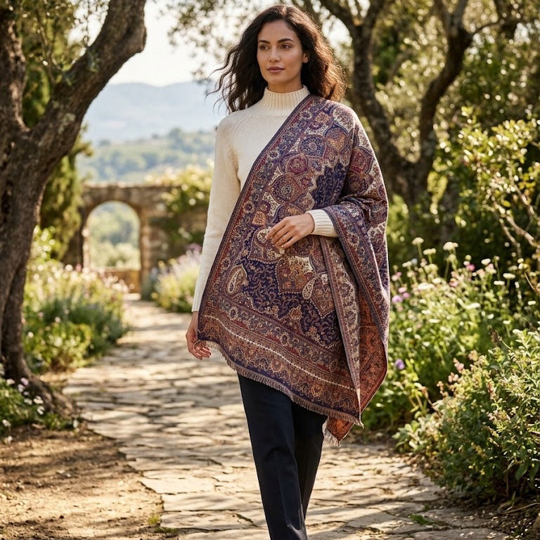 Indigo Shawl