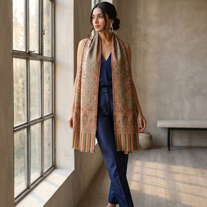 Terracota Kani Shawl