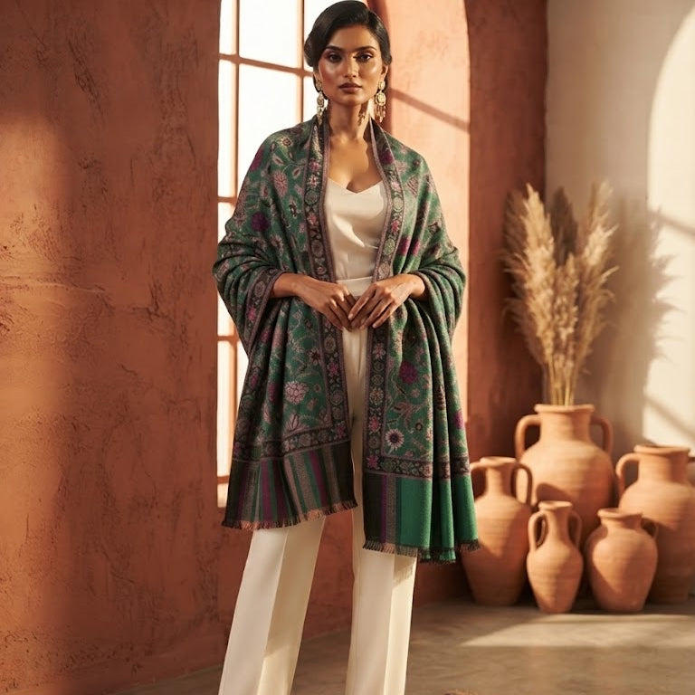 Emerald Green Stole