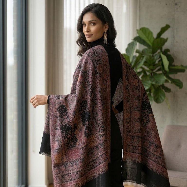 Black Kani Shawl
