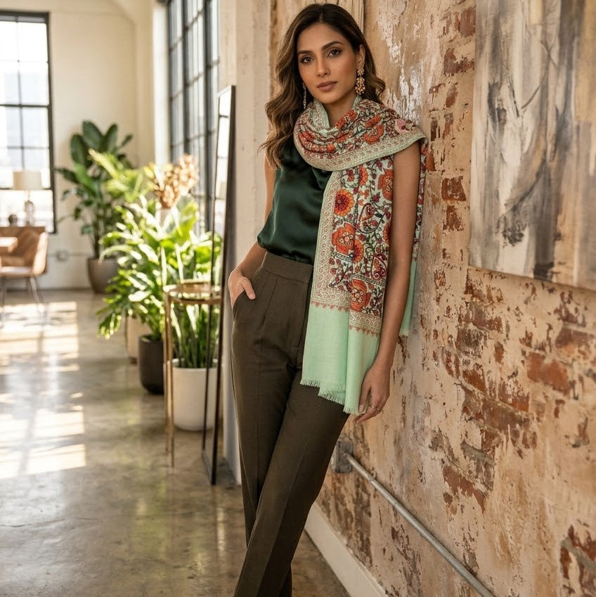 Sage Green Stole