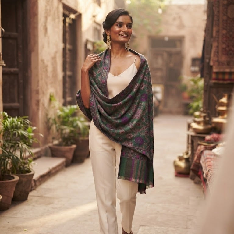 Emerald Green Stole