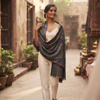 Emerald Green Stole