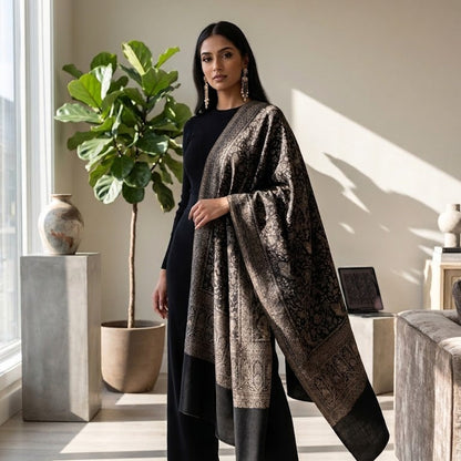 Kani Jamawar Shimmer Shawl