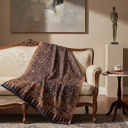 Kani Shawl draped on a female model