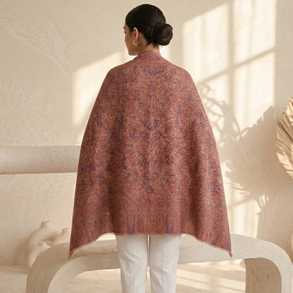 Pink Kalamkari Stole 