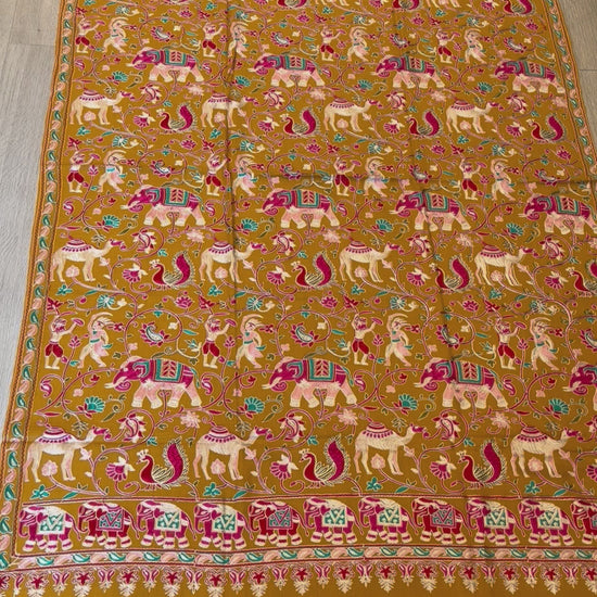 Nalki Shawl in Mustard