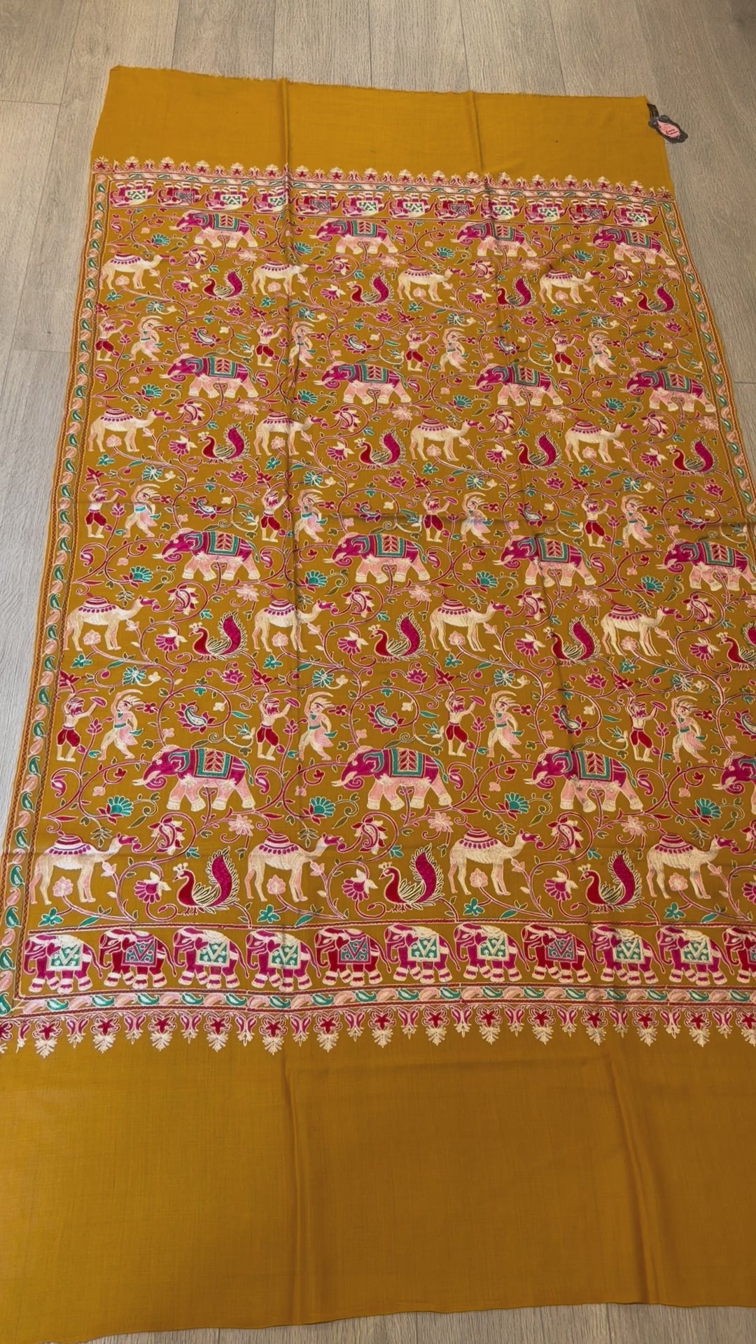 Nalki Shawl in Mustard