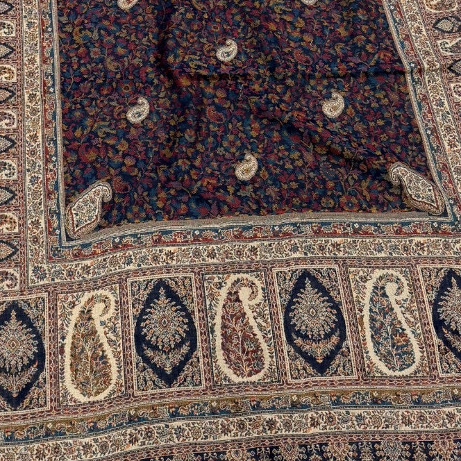 Decorative shawl with intricate patterns